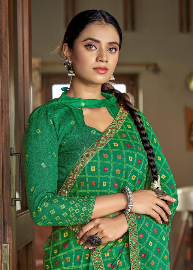 Kashvi Tulsi Printed Designer Fancy Wear Saree Collection